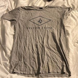 Volcom Stone Medium Gray Cotton Tee
